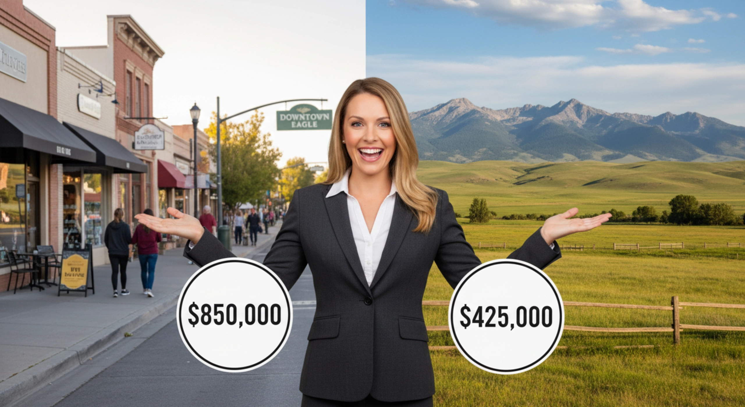 How Proximity to Downtown Eagle Affects Home Prices