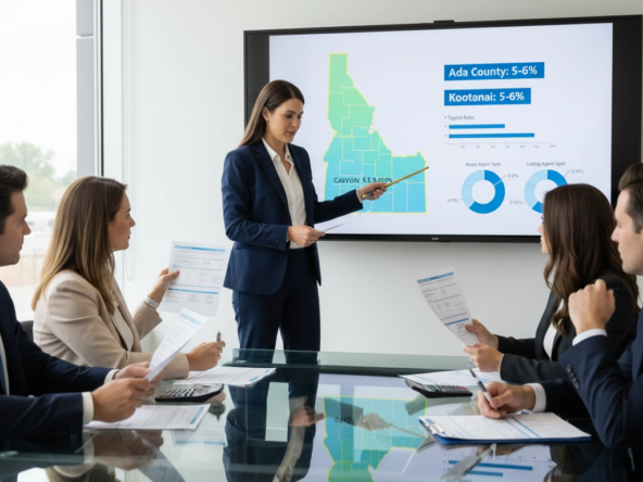 How Do Commission Rates Compare Across Idaho Counties