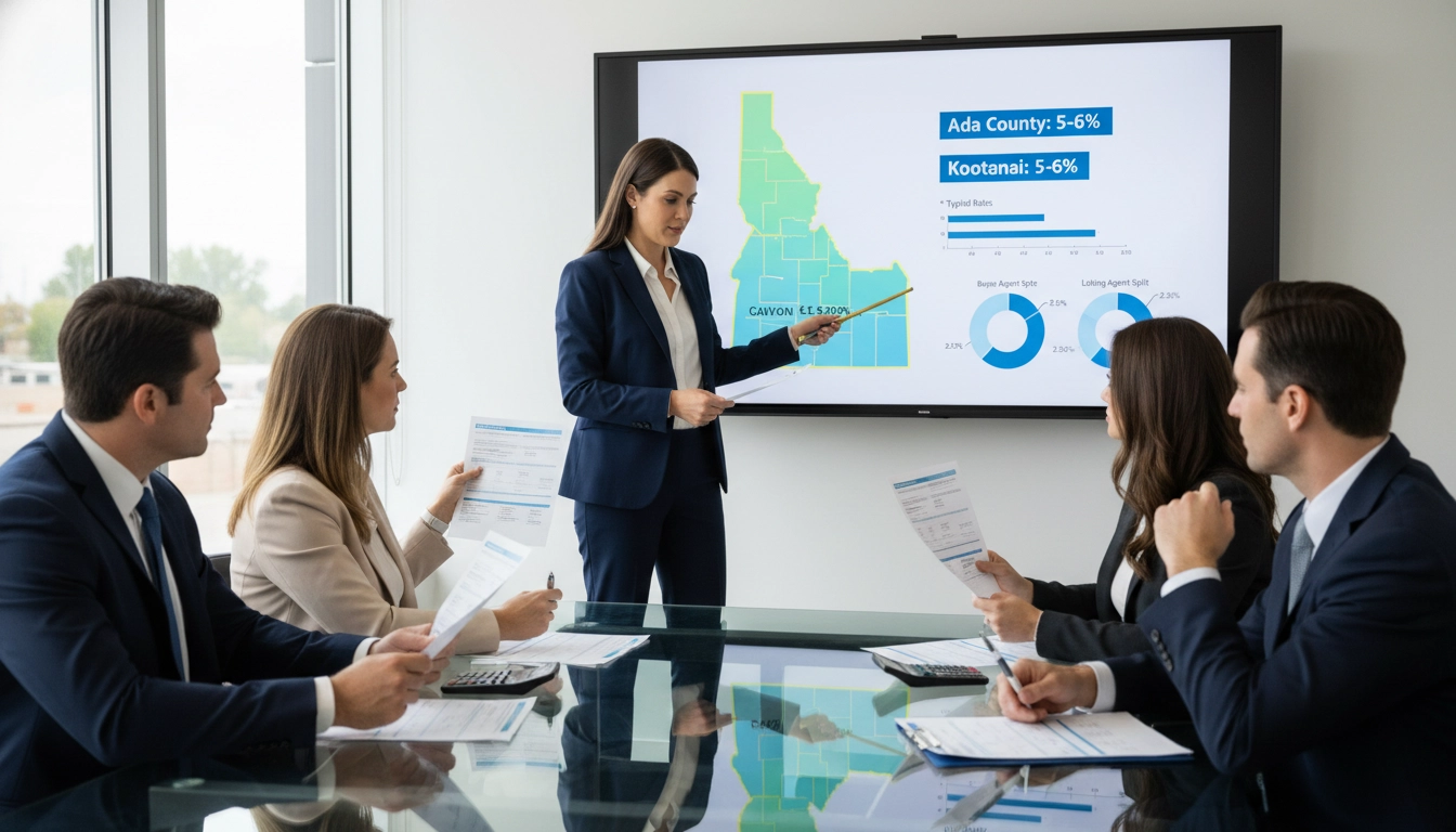 How Do Commission Rates Compare Across Idaho Counties
