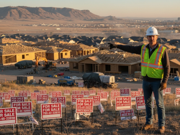 What's the impact of increased inventory and builder pullback on permits