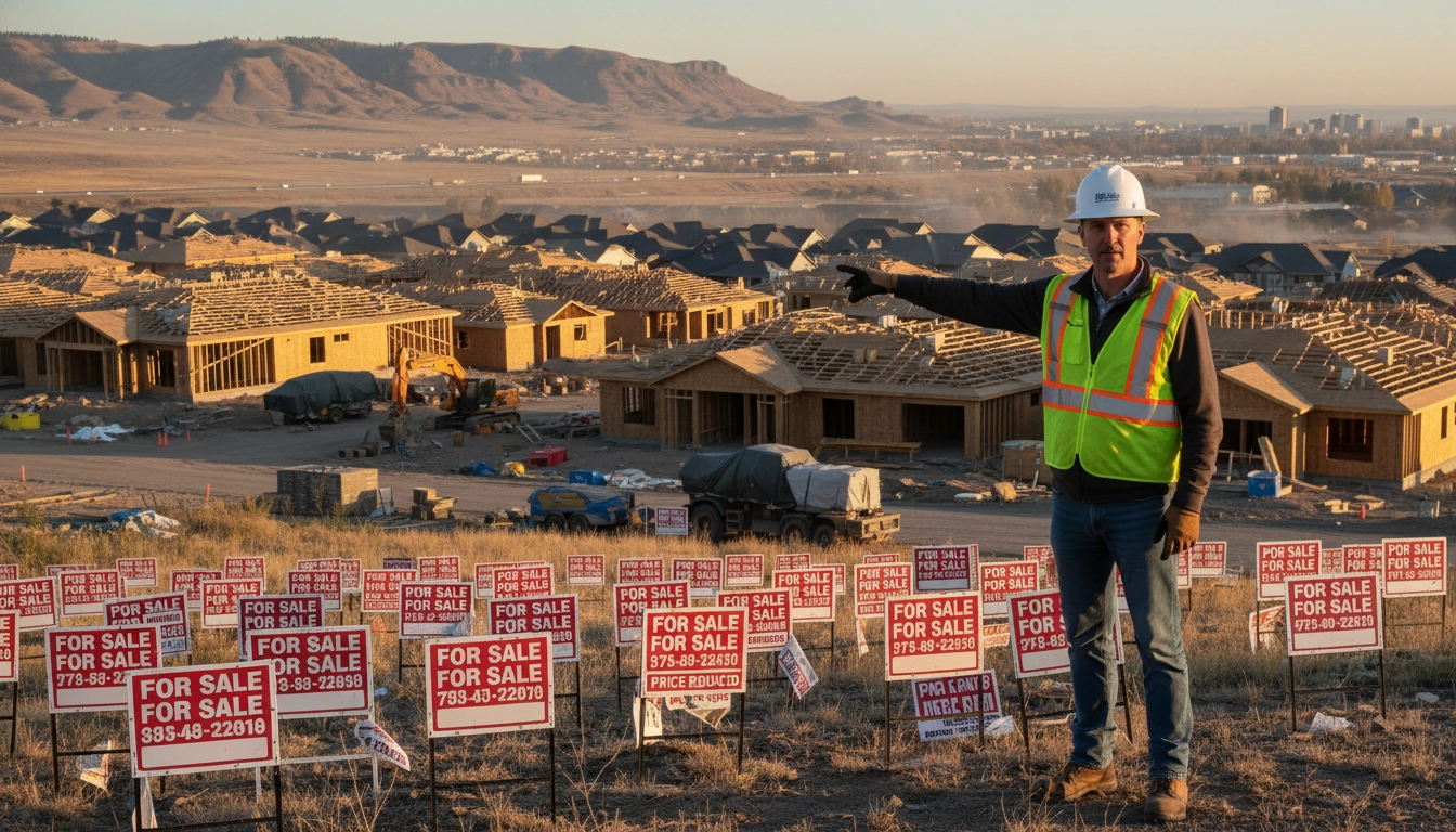 What's the impact of increased inventory and builder pullback on permits