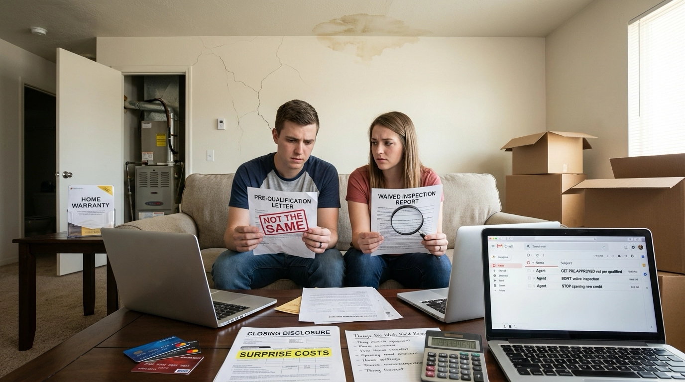 First-Time Buyer Mistakes in Treasure Valley- From Pre-Approval to Overlooking Inspections