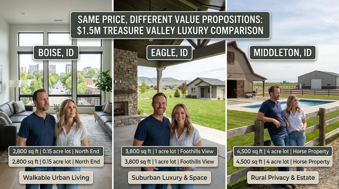 Value Comparisons- $1.5M Buys What in Boise vs. Middleton or Eagle?