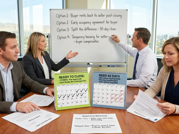 What Happens If a Buyer Wants to Close Faster Than the Seller in the Treasure Valley