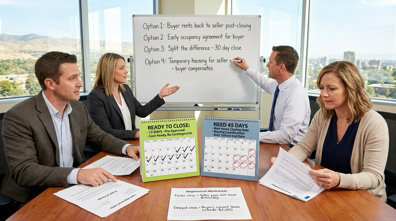 What Happens If a Buyer Wants to Close Faster Than the Seller in the Treasure Valley