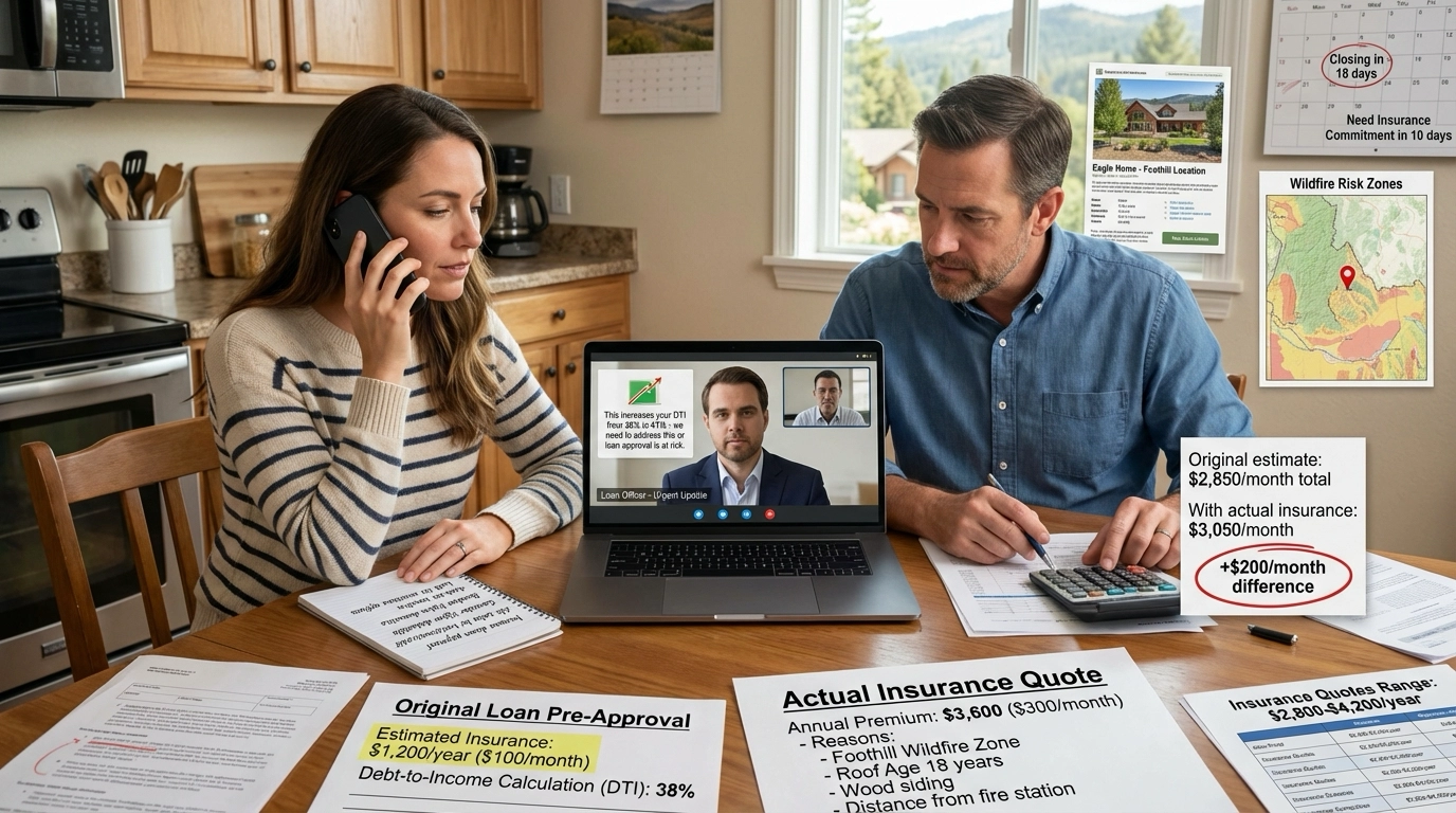 What Happens If a Buyer’s Homeowners Insurance Quote Is Higher Than Expected in the Treasure Valley?