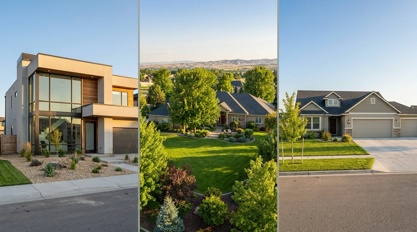 Boise vs Eagle vs Meridian homes comparison monthly budget $3000